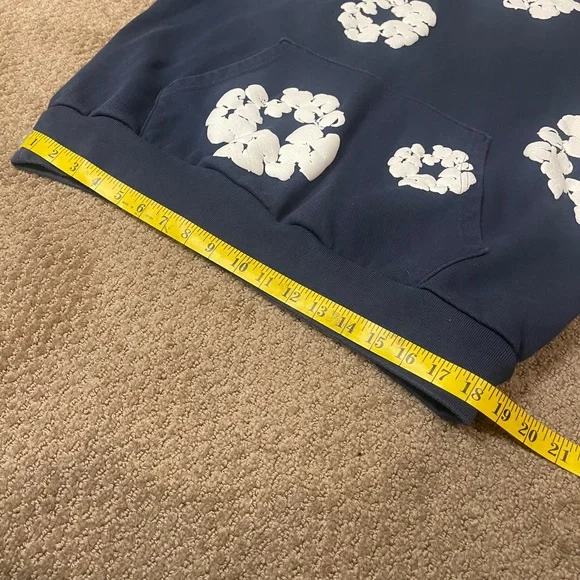 Denim Tears Men's hoodie navy blue - Picture 6 of 8